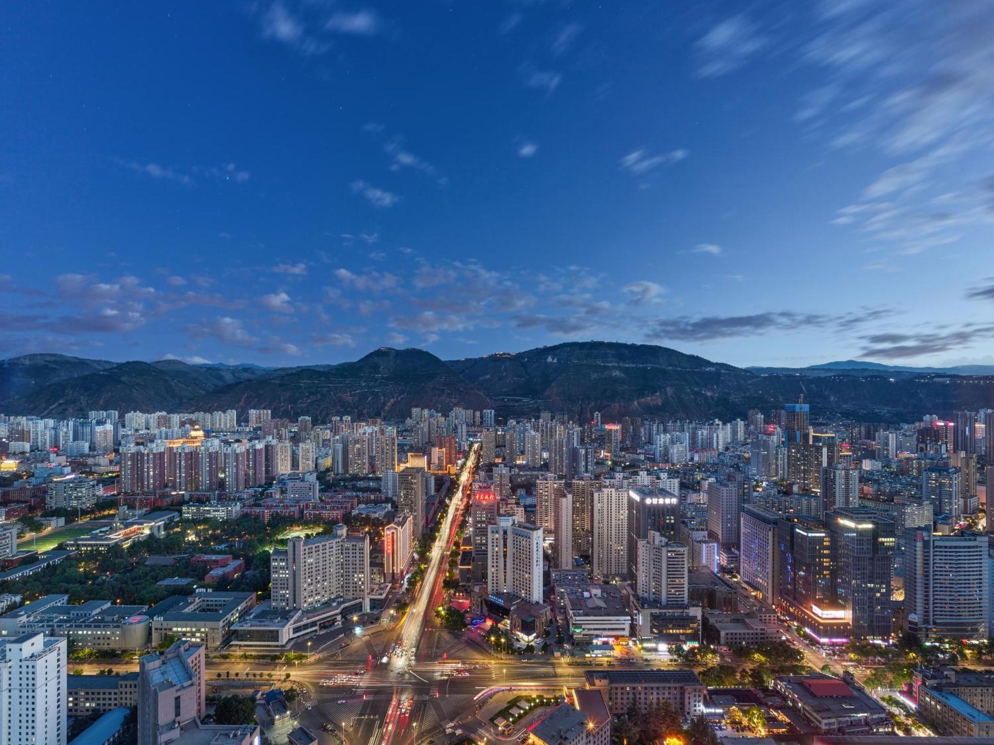 Hilton Lanzhou City Center Dış mekan fotoğraf